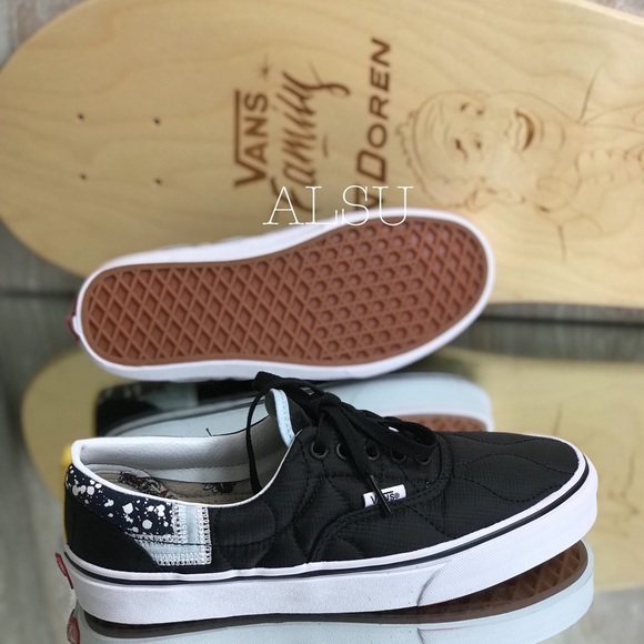 NWT VANS ERA Mixed Quilting Black W AUTHENTIC - Picture 6 of 8
